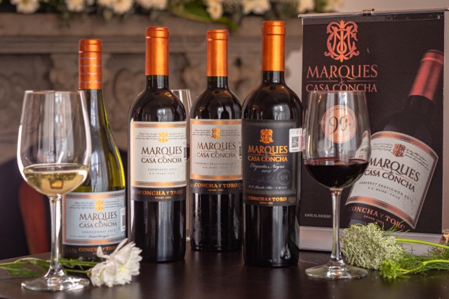 Los viñedos detrás del sabor de vino Marqués